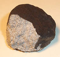 Fragment of the Ejby meteorite fall (Photo: Bent Lindow)