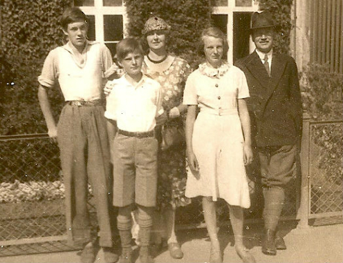 Olaf Galløe med familie