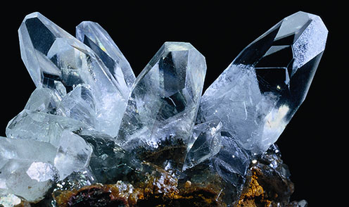 Krystalklynge af mineralet kalcit