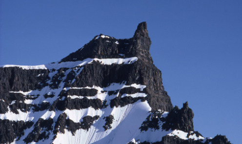 Bjerget Gieseckes Monument i Vestgrønland